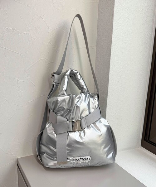 OUTDOOR PRODUCTS(アウトドアプロダクツ)の「【OUTDOOR PRODUCTS /アウトドアプロダクツ】2wayベルトトートバッグS(ショルダーバッグ・レディース・ブラウン/ブラック/オレンジ/チャコールグレー/シルバー・FREE)」の16枚目の写真