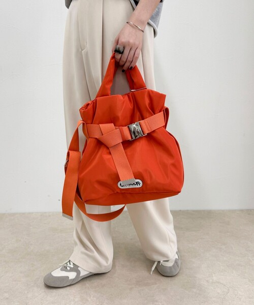 OUTDOOR PRODUCTS(アウトドアプロダクツ)の「【OUTDOOR PRODUCTS /アウトドアプロダクツ】2wayベルトトートバッグS(ショルダーバッグ・レディース・ブラウン/ブラック/オレンジ/チャコールグレー/シルバー・FREE)」の20枚目の写真