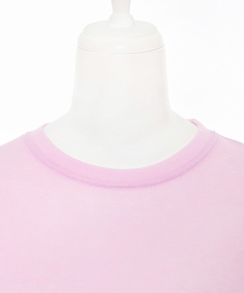 Narcissus（ナルシス）の「シンプルカラーロングＴシャツ/レイヤード/薄手（Tシャツ/カットソー・レディース・ピンク/レッド・FREE）」の16枚目の写真