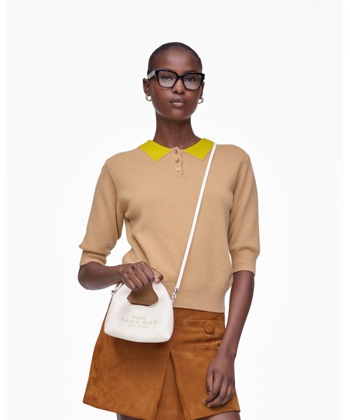 THE MICRO CROSSBODY SACK BAG/ザ レザー アイテムズ マイクロ クロス