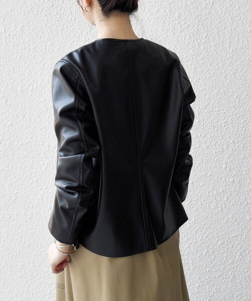 セール】SHIPS any: コンパクト ドット スナップ カーディガン