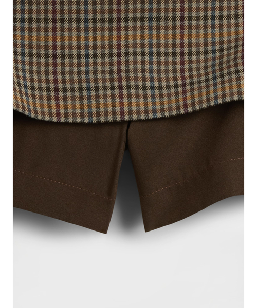 GAP（ギャップ）の「ヘリンボーン ミニスコート（スカート・レディース・グレー/ブラウン/グレー系その他・XS/S/M/L/XXS）」の19枚目の写真