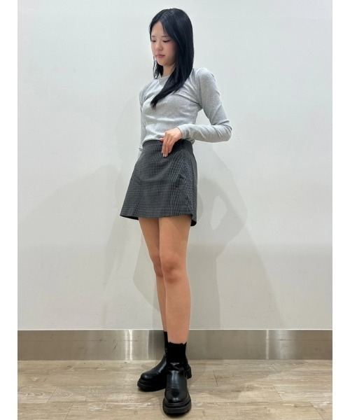 ヘリンボーン ミニスコート（スカート）｜GAP（ギャップ）の