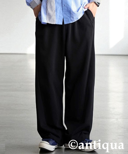 antiqua(アンティカ)の「裏毛スウェットパンツ(スウェットパンツ・レディース・ブラック/杢グレー・MEDIUM/LARGE)」の7枚目の写真