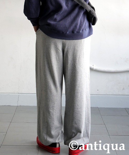 antiqua(アンティカ)の「裏毛スウェットパンツ(スウェットパンツ・レディース・ブラック/杢グレー・MEDIUM/LARGE)」の21枚目の写真