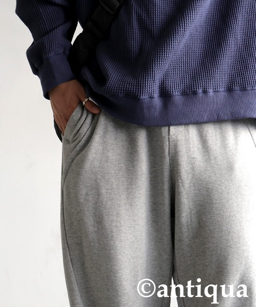 antiqua(アンティカ)の「裏毛スウェットパンツ(スウェットパンツ・レディース・ブラック/杢グレー・MEDIUM/LARGE)」の22枚目の写真