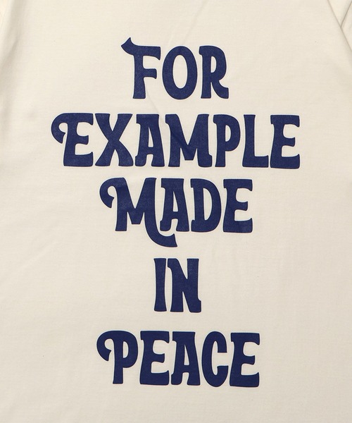 EXAMPLE（エグザンプル）の「EXAMPLE F.E.M.I.P S/S TEE（Tシャツ/カットソー・メンズ・ブラック/インディゴブルー/ホワイト/ホワイト系その他・M/L/XL/XXL）」の18枚目の写真