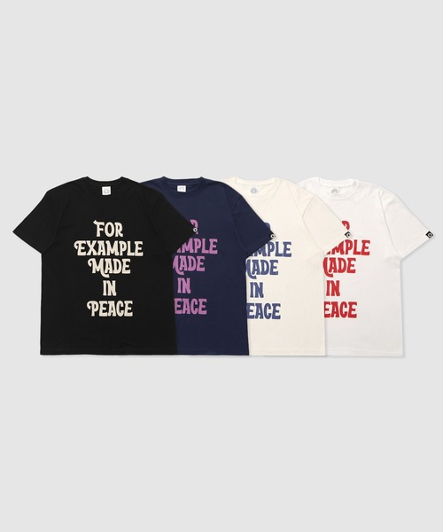 EXAMPLE（エグザンプル）の「EXAMPLE F.E.M.I.P S/S TEE（Tシャツ/カットソー・メンズ・ブラック/インディゴブルー/ホワイト/ホワイト系その他・M/L/XL/XXL）」の5枚目の写真