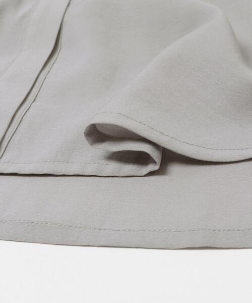 KBF（ケイビーエフ）の「レイヤードライクロングシャツ（シャツ/ブラウス・レディース・アイボリー/ライトグレー・ONE）」の21枚目の写真