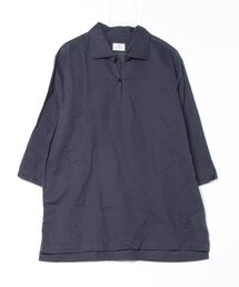 お値下げ！　LANVIN ON BLEW トップス　新品未使用 ランバンコレクション LANVIN COLLECTION 異素材MIXストレート