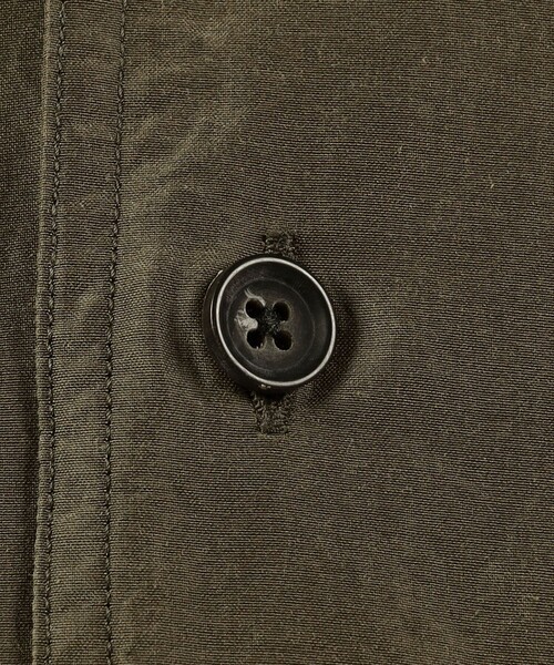 TOMORROWLAND （トゥモローランド）の「コットンシルク ダブルポケット シャツブルゾン（シャツ/ブラウス・メンズ・ネイビー/カーキ・M/S）」の11枚目の写真