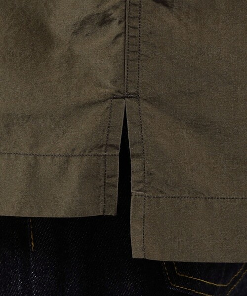TOMORROWLAND （トゥモローランド）の「コットンシルク ダブルポケット シャツブルゾン（シャツ/ブラウス・メンズ・ネイビー/カーキ・M/S）」の12枚目の写真