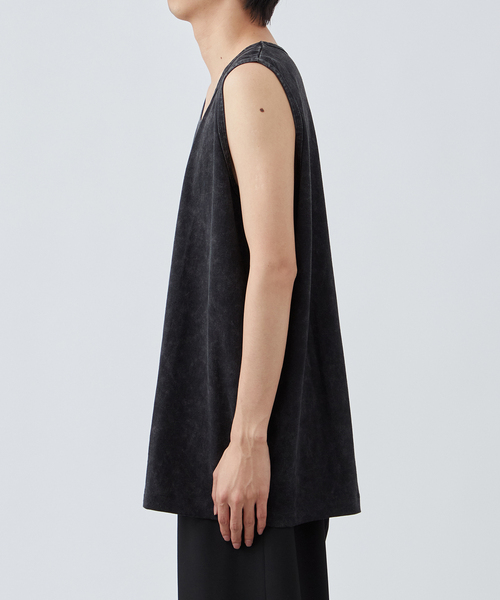 B.C STOCK(ベーセーストック)の「《追加》【ANTS & ELEPHANTS】ヴィンテージ加工 レイヤードタンクトップ(タンクトップ・メンズ・ホワイト/ブラック・LARGE/MEDIUM)」の12枚目の写真