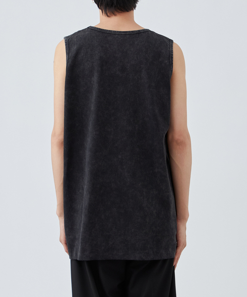 B.C STOCK(ベーセーストック)の「《追加》【ANTS & ELEPHANTS】ヴィンテージ加工 レイヤードタンクトップ(タンクトップ・メンズ・ホワイト/ブラック・LARGE/MEDIUM)」の13枚目の写真