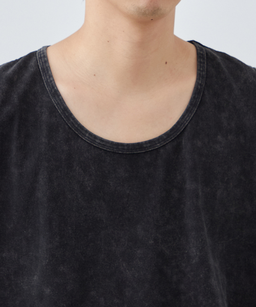 B.C STOCK(ベーセーストック)の「《追加》【ANTS & ELEPHANTS】ヴィンテージ加工 レイヤードタンクトップ(タンクトップ・メンズ・ホワイト/ブラック・LARGE/MEDIUM)」の15枚目の写真