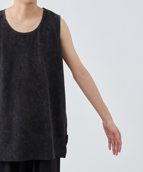 B.C STOCK(ベーセーストック)の「《追加》【ANTS & ELEPHANTS】ヴィンテージ加工 レイヤードタンクトップ(タンクトップ・メンズ・ホワイト/ブラック・LARGE/MEDIUM)」の16枚目の写真