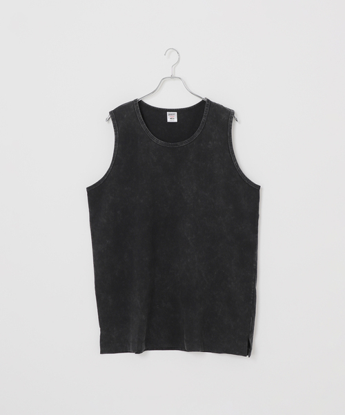 B.C STOCK(ベーセーストック)の「《追加》【ANTS & ELEPHANTS】ヴィンテージ加工 レイヤードタンクトップ(タンクトップ・メンズ・ホワイト/ブラック・LARGE/MEDIUM)」の19枚目の写真