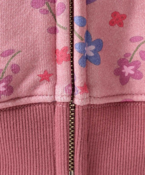 TINA：JOJUN（ティーナジョジュン）の「オリジナル 総柄 裏毛フーディ TINA：JOJUN（パーカー・レディース・ブラック/ピンク・M）」の8枚目の写真