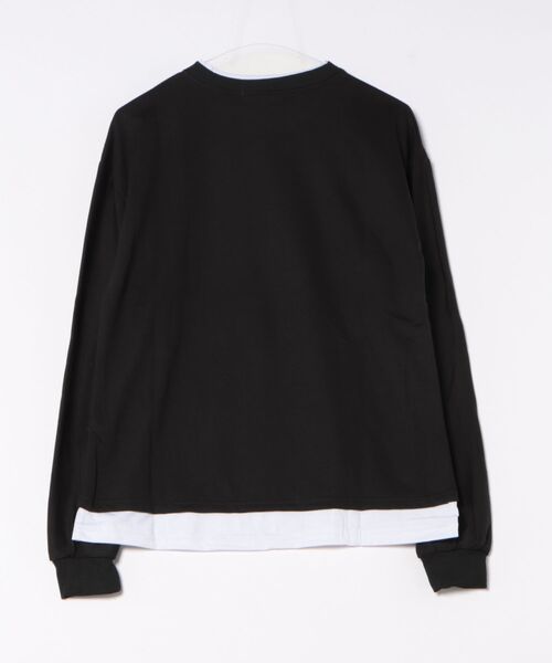 ARCHIVER(アーカイバ)の「【Bl】レイヤードデザイン ロングスリーブTシャツ(Tシャツ/カットソー・レディース・カーキ/ブルー/ブラウン/ベージュ/ブラック/グレー系/ホワイト・X-LARGE/LARGE/MEDIUM)」の8枚目の写真