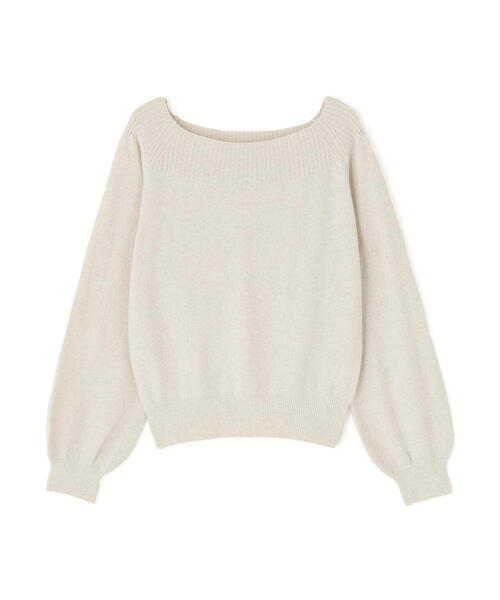 ccナチュラル ◇FOX混ジェントリーシリーズ ボートネックニット（ニット