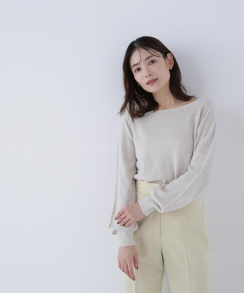 ◇FOX混ジェントリーシリーズ ボートネックニット（ニット/セーター