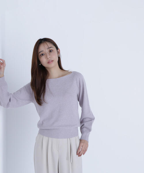 セール】◇FOX混ジェントリーシリーズ ボートネックニット（ニット