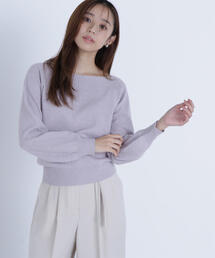 NATURAL BEAUTY BASIC（ナチュラルビューティーベーシック）の「◇FOX混ジェントリーシリーズ ボートネックニット（ニット/セーター）」