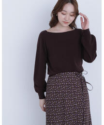 NATURAL BEAUTY BASIC（ナチュラルビューティーベーシック）の「◇FOX混ジェントリーシリーズ ボートネックニット（ニット/セーター）」