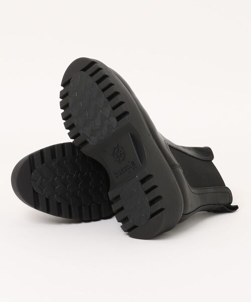 Bussola（ブソラ）の「【bussola】撥水ボリュームソールサイドゴアブーツ(955501)（ブーツ・レディース・ブラック・35/36/37/38/39）」の3枚目の写真