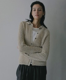 OPENWORK KNIT CARDIGAN