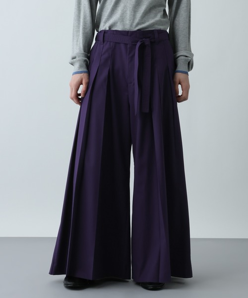 HARE（ハレ）の「【SET UP対応】YOSEハカマパンツ(HARE)（その他パンツ・メンズ・ブラック/レッド/グレー系その他/パープル/グレー系その他2・SMALL/MEDIUM/LARGE）」の4枚目の写真