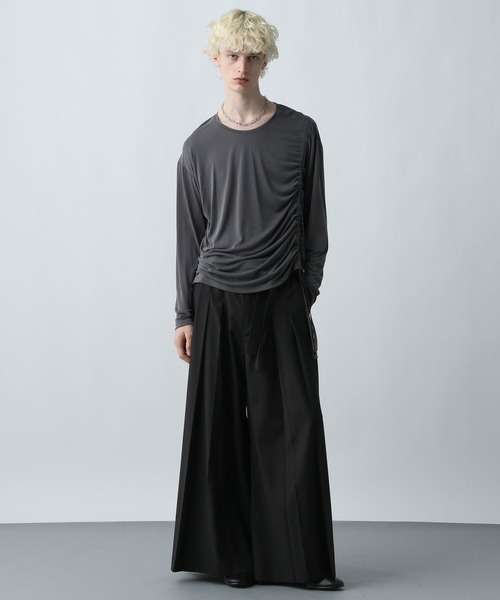 HARE（ハレ）の「【SET UP対応】YOSEハカマパンツ(HARE)（その他パンツ・メンズ・ブラック/レッド/グレー系その他/パープル/グレー系その他2・SMALL/MEDIUM/LARGE）」の16枚目の写真