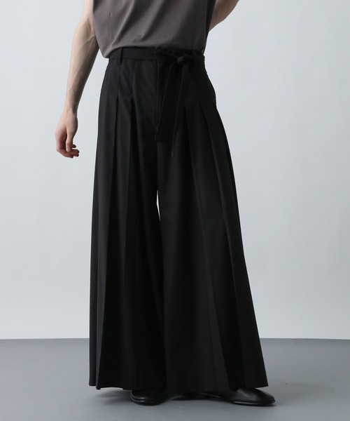 HARE（ハレ）の「【SET UP対応】YOSEハカマパンツ(HARE)（その他パンツ・メンズ・ブラック/レッド/グレー系その他/パープル/グレー系その他2・SMALL/MEDIUM/LARGE）」の6枚目の写真