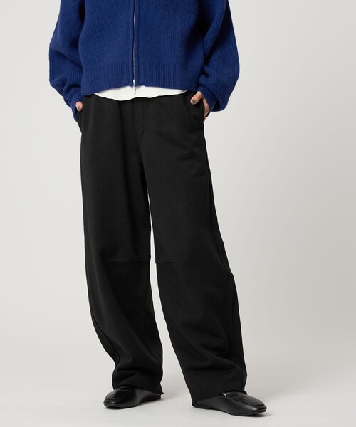 CITEN(シテン)の「<CITEN>カーブスウェットパンツ(スウェットパンツ・レディース・ライトグレー/ブラック・S/M)」の2枚目の写真