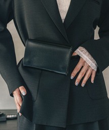 LEPSIM | 《オフィスライン》フェイクレザーベルトポーチ 589107(ボディバッグ/ウエストポーチ)