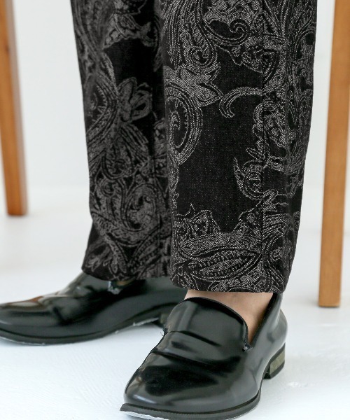 LUXSTYLE(ラグスタイル)の「ペイズリー柄テーパードデニムパンツ(デニムパンツ・メンズ・ブルー/ブラック・M/L)」の13枚目の写真
