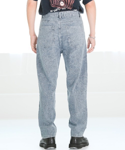 LUXSTYLE(ラグスタイル)の「ペイズリー柄テーパードデニムパンツ(デニムパンツ・メンズ・ブルー/ブラック・M/L)」の16枚目の写真