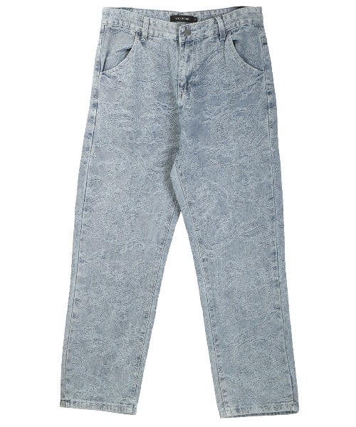 LUXSTYLE(ラグスタイル)の「ペイズリー柄テーパードデニムパンツ(デニムパンツ・メンズ・ブルー/ブラック・M/L)」の17枚目の写真