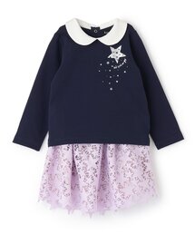 kate spade new york kids（ケイトスペードニューヨーク）の「スパークリングスターカットソー＆スカートセット（セットアップ・キッズ）」
