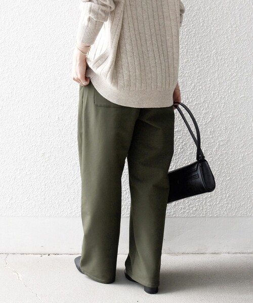 シップス エニィ（SHIPS any）/SHIPS any:〈洗濯機可能〉裏起毛 イージー タック パンツ セール】SHIPS any:〈洗濯機可能〉裏起毛 イージー タック パンツ