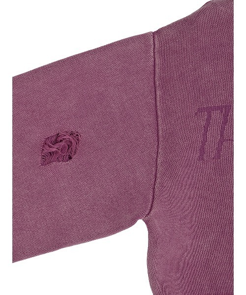 セール】DAMAGE LOGO SHORT KNIT TOP（ニット/セーター）｜Ameri