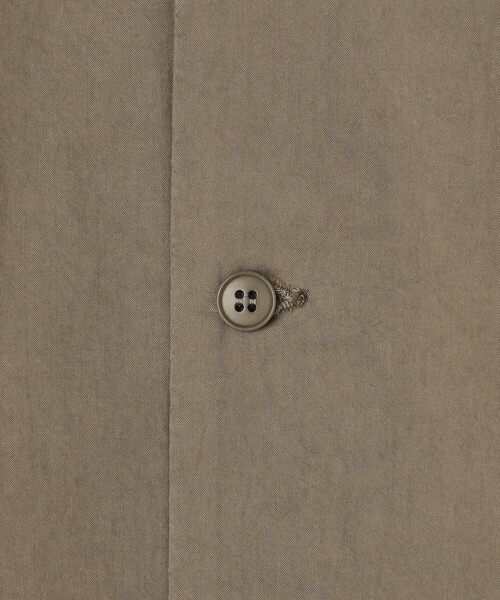 ORCIVAL（オーシバル）の「ORCIVAL | コットンツイル ノーカラーシャツブルゾン WOMEN（シャツ/ブラウス・レディース・モカ/イエロー/ライトグレー・1）」の11枚目の写真