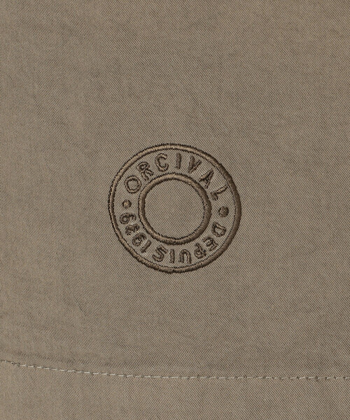 ORCIVAL（オーシバル）の「ORCIVAL | コットンツイル ノーカラーシャツブルゾン WOMEN（シャツ/ブラウス・レディース・モカ/イエロー/ライトグレー・1）」の12枚目の写真