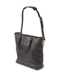 SCHOTT｜ショットのトートバッグ（ブラック/黒色系・レザー・本革