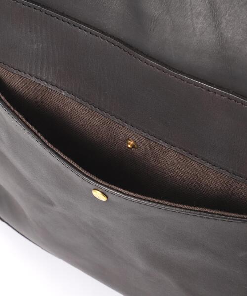 schott（ショット）の「VASCO/ヴァスコ/LEATHER NELSON 2WAY BAG/レザー ネルソン 2ウェイ バッグ（トートバッグ・メンズ・ブラック・F）」の7枚目の写真
