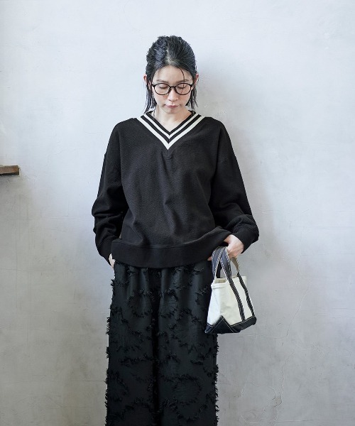 Sunny clouds(サニークラウズ)の「サニークラウズ フリンジだらけパンツ〈レディース〉(その他パンツ・レディース・ブラック・MP/M/L/LL)」の10枚目の写真