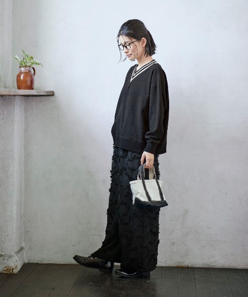 Sunny clouds(サニークラウズ)の「サニークラウズ フリンジだらけパンツ〈レディース〉(その他パンツ・レディース・ブラック・MP/M/L/LL)」の9枚目の写真