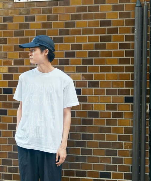 TODAY'S SPECIAL（トゥデイズスペシャル）の「【TODAY’S SPECIAL】STAFF TEE /606944（Tシャツ/カットソー・レディース・ホワイト/クリアレッド・MEDIUM/LARGE）」の5枚目の写真