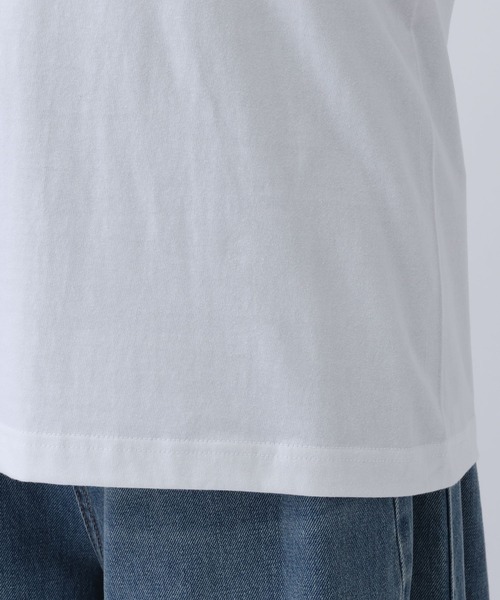 TODAY'S SPECIAL（トゥデイズスペシャル）の「【TODAY’S SPECIAL】STAFF TEE /606944（Tシャツ/カットソー・レディース・ホワイト/クリアレッド・MEDIUM/LARGE）」の21枚目の写真