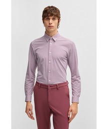 BOSS（ボス）の「スリムフィットシャツ プリント パフォーマンスストレッチジャージー（シャツ/ブラウス）」